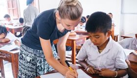 Capture the joy of volunteering in Cambodia’s rural schools